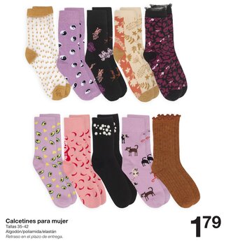 Zeeman Calcetines para Mujer Tallas 35-42 oferta