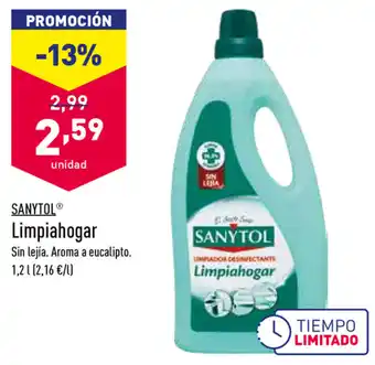 ALDI Sanytol Limpiahogar 1.2L oferta