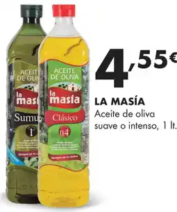 Supermercados Lupa LA MASÍA Aceite de oliva suave o intenso oferta