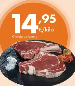 Supermercados Lupa Chuleta de ternera. oferta