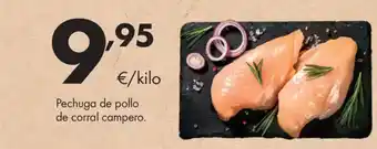 Supermercados Lupa Pechuga de pollo de corral campero. oferta