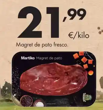 Supermercados Lupa Magret de pato fresco. oferta