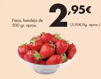 Supermercados Lupa Fresa, bandeja oferta