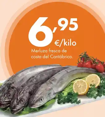 Supermercados Lupa Merluza fresca de costa del Cantábrico. oferta