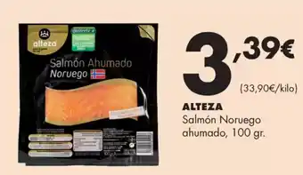 Supermercados Lupa ALTEZA Salmón Noruego ahumado oferta