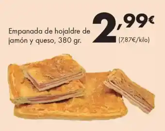 Supermercados Lupa Empanada de hojaldre de jamón y queso oferta