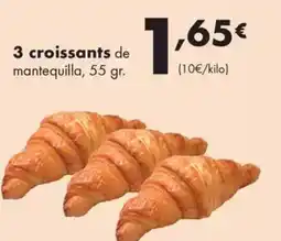 Supermercados Lupa 3 croissants de mantequilla oferta