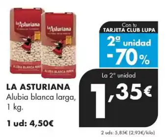 Supermercados Lupa LA ASTURIANA Alubia blanca larga oferta