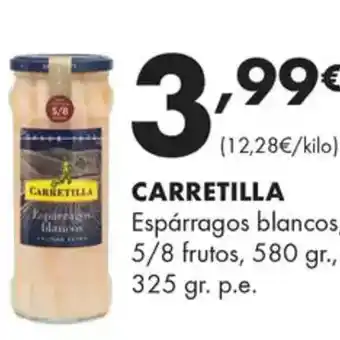 Supermercados Lupa CARRETILLA Espárragos blancos, 5/8 frutos oferta