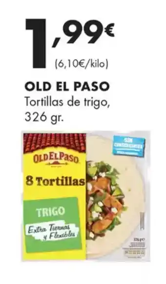 Supermercados Lupa OLD EL PASO Tortillas de trigo oferta