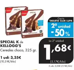 Supermercados Lupa KELLOGG'S Special k oferta