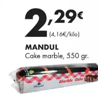 Supermercados Lupa MANDUL Cake marble oferta