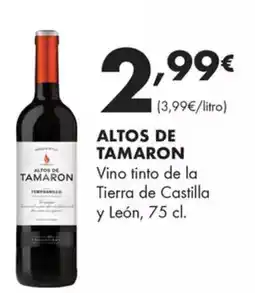 Supermercados Lupa ALTOS DE TAMARON Vino tinto de la Tierra de Castilla y León oferta