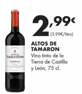 Supermercados Lupa ALTOS DE TAMARON Vino tinto de la Tierra de Castilla y León oferta