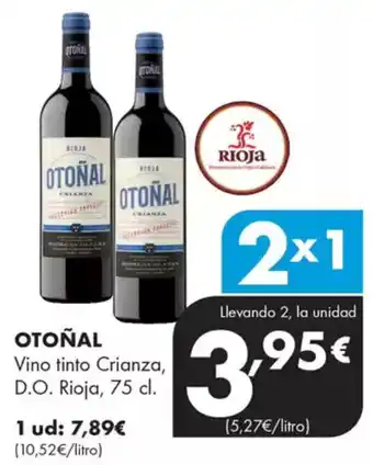 Supermercados Lupa OTONAL Vino tinto Crianza, D.O. Rioja oferta