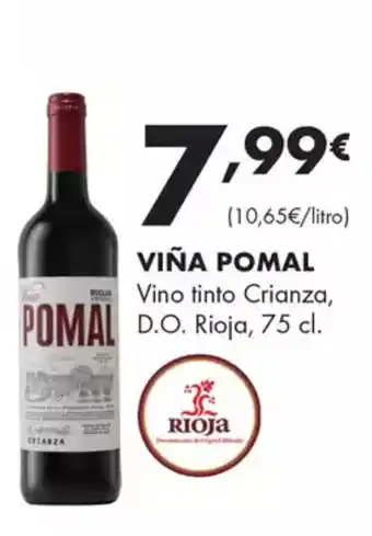 Supermercados Lupa VIÑA POMAL Vino tinto Crianza  D.O. Rioja oferta