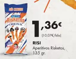 Supermercados Lupa RISI Aperitivos Risketos, oferta