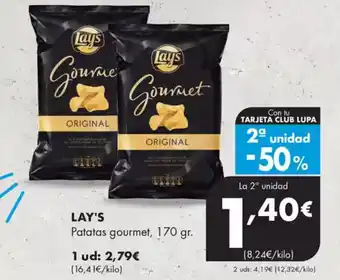 Supermercados Lupa LAY'S Patatas gourmet oferta