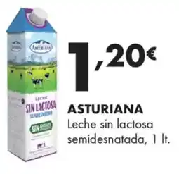 Supermercados Lupa ASTURIANA Leche sin lactosa semidesnatada oferta