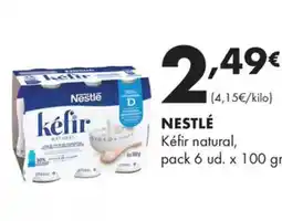 Supermercados Lupa NESTLÉ Kéfir natural, oferta