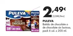 Supermercados Lupa PULEVA Batido de chocolate o de chocolate sin lactosa oferta