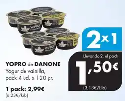 Supermercados Lupa YOPRO de DANONE Yogur de vainilla oferta