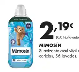 Supermercados Lupa MIMOSÍN Suavizante azul vital o caricias, 56 lavados. oferta