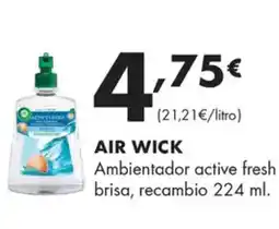 Supermercados Lupa AIR WICK Ambientador active fresh brisa, recambio oferta