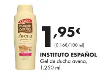 Supermercados Lupa INSTITUTO ESPAÑOL Gel de ducha avena oferta