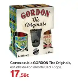 Supercor GORDON Cerveza rubia The Originals oferta