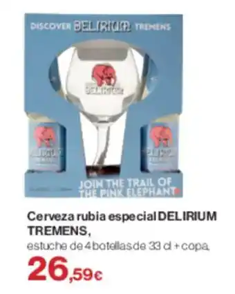 Supercor DELIRIUM TREMENS Cerveza rubia especial oferta