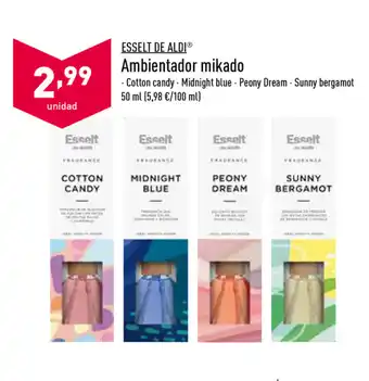 ALDI Esselt De Aldi Ambientador mikado 50ml oferta