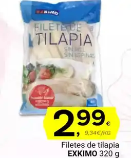 Supermercados Dani EXKIMO Filetes de tilapia oferta