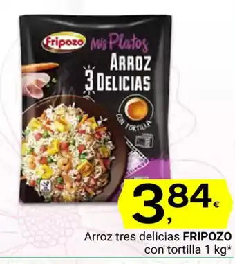 Supermercados Dani FRIPOZO Arroz tres delicias con tortilla oferta