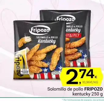 Supermercados Dani FRIPOZO Solomillo de pollo oferta