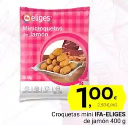 Supermercados Dani IFA-ELIGES Croquetas mini de jamón oferta