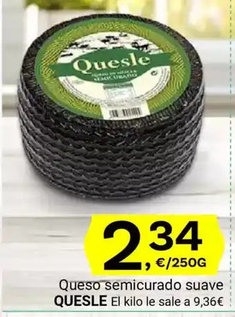 Supermercados Dani QUESLE Queso semicurado suave oferta