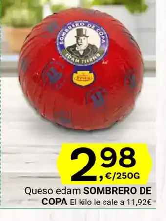 Supermercados Dani SOMBRERO DE COPA Queso edam oferta