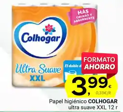 Supermercados Dani COLHOGAR Papel higiénico ultra suave XXL oferta