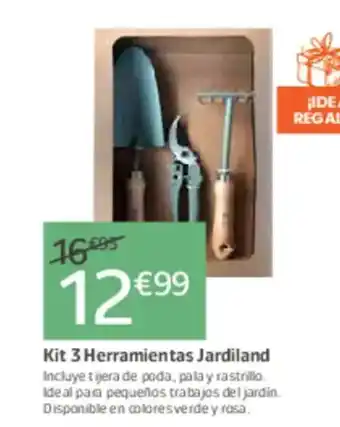 Jardiland Kit 3 Herramientas Jardiland oferta