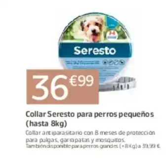 Jardiland Collar Seresto para perros pequeños oferta