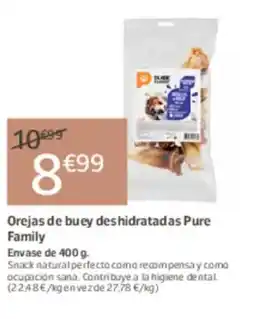 Jardiland Orejas de buey deshidratadas Pure Family oferta