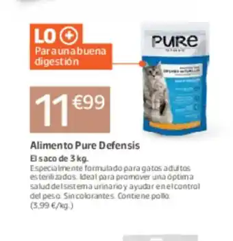 Jardiland Alimento Pure Defensis oferta