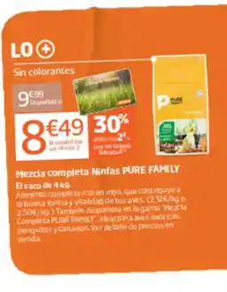 Jardiland Mezcla completa Ninfas oferta