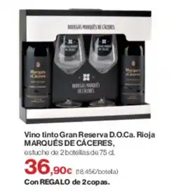 Supercor MARQUÉS DE CÁCERES Vino tinto Gran Reserva D.O.Ca. Rioja oferta