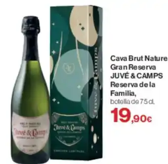 Supercor JUVÉ & CAMPS Cava Brut Nature Gran Reserva Reserva de la Familia oferta