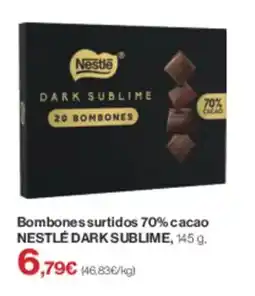 Supercor NESTLÉ DARK SUBLIME Bombones surtidos 70% cacao oferta