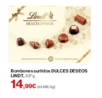 Supercor DULCES DESEOS LINDT Bombones surtidos oferta