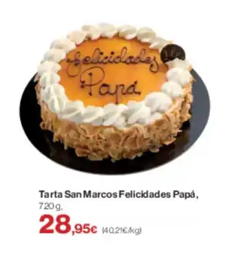 Supercor Tarta San Marcos Felicidades Papá, oferta