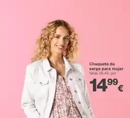 KIK Chaqueta de sarga para mujer oferta